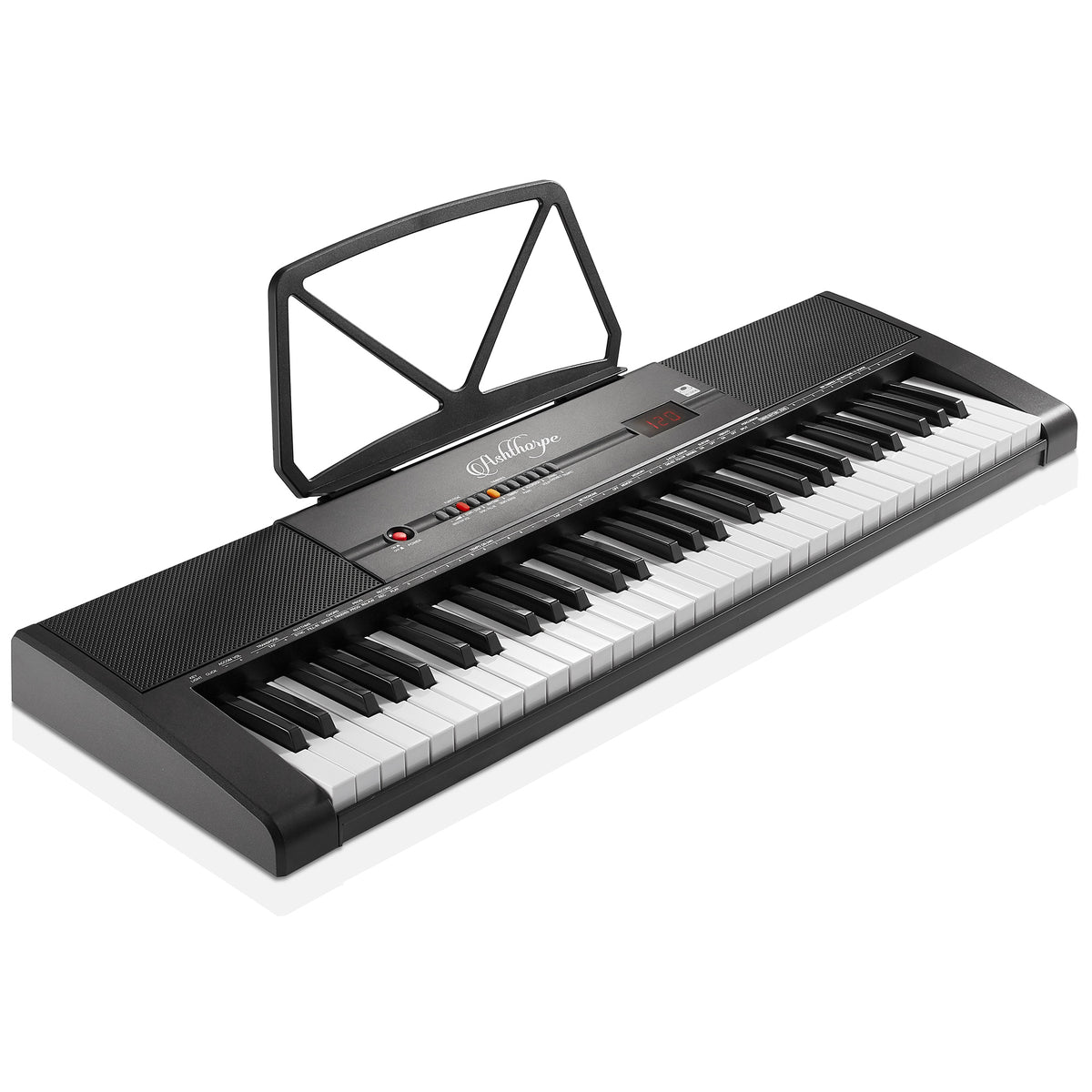61-Key Digital Keyboard Piano with Light Up Keys - Includes