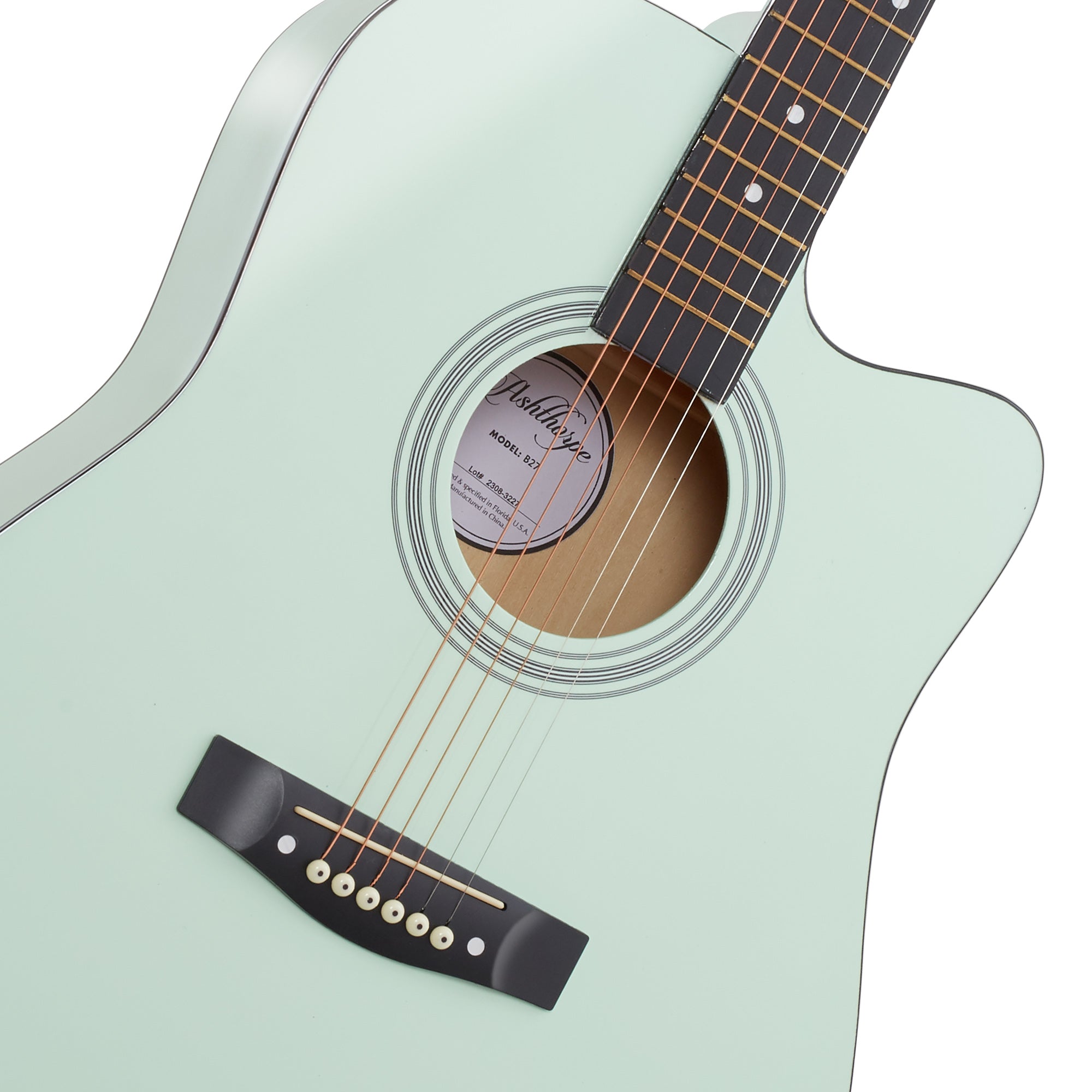 41-inch Thinline Cutaway Acoustic-Electric Guitar Bundle